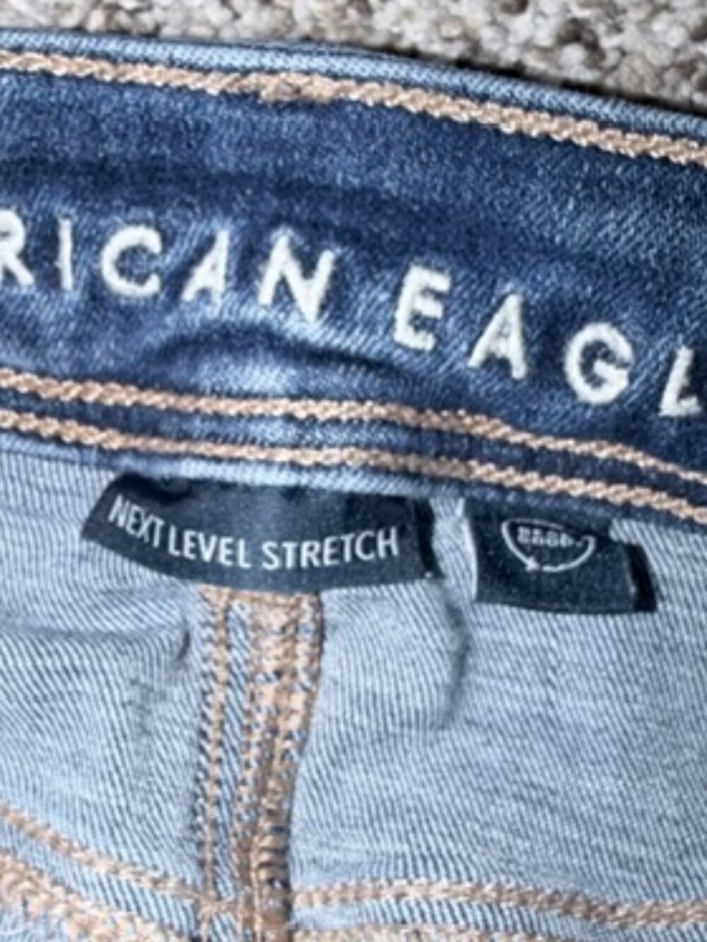 American Eagle Next Level Stretch Size 12 Women's Jeans - Picture 2 of 3